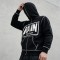 Screen Print Full Face Zip Hoodie | Contrast Stitch | Daily Casual Hip Hop Streetwear | Custom Streetwear