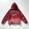 Washed Spray dye Screen Print Full Face Zip Hoodie | Eye Hole Balaclava Hood Design | Streetwear Manufacturer