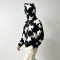 Full Face Zip Hoodie with All over Star Screen Print | Casual Hip Hop Street Daily Wear | Custom Clothing Manufacturer