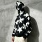 Full Face Zip Hoodie with All over Star Screen Print | Casual Hip Hop Street Daily Wear | Custom Clothing Manufacturer