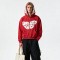Full Face Zip Hoodie with Flame Heart 3D Puff Embroidery | Y2k hip hop street daily wear | OEM Streetwear