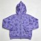 Embroidery Full Face Zip Hoodie with Towel Embroidery All Over DTG Print | Retro street casual daily wear | Custom Streetwear