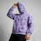Embroidery Full Face Zip Hoodie with Towel Embroidery All Over DTG Print | Retro street casual daily wear | Custom Streetwear