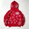 Full Face Zip Hoodie with Dollar DTG Print Embroidery | Hip hop street casual daily wear | OEM Streetwear