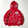 Full Face Zip Hoodie with Dollar DTG Print Embroidery | Hip hop street casual daily wear | OEM Streetwear