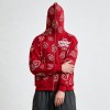 Full Face Zip Hoodie with Dollar DTG Print Embroidery | Hip hop street casual daily wear | OEM Streetwear