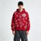 Full Face Zip Hoodie with Dollar DTG Print Embroidery | Hip hop street casual daily wear | OEM Streetwear