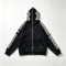 Wash DTG Print Full Face Zip Hoodie | Vintage Gothic Letter Sword Sleeve Print | Streetwear Manufacturer