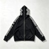 Wash DTG Print Full Face Zip Hoodie | Vintage Gothic Letter Sword Sleeve Print | Streetwear Manufacturer
