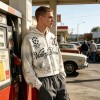 Washed Spray Dye Screen Print Zip Up Distress Hoodie | Vintage Faded Ripped Cropped Design | OEM Streetwear