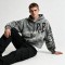 Washed Spray Dye Screen Print Zip Up Distress Hoodie | Graffiti Drip Print Ripped Cropped Fit | Custom Streetwear