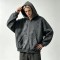 All Over Ripped Distress Washed Zip Up Hoodie | Grunge punk casual streetwear | Streetwear Manufacturer