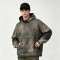 Distress Washed Hoodie with Ripped Raw Edge | Grunge dark street casual wear | Custom Streetwear