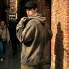Distress Washed Hoodie with Ripped Raw Edge | Grunge dark street casual wear | Custom Streetwear