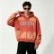 Acid Wash Spray Dye Rhinestone Distressed ripped Hoodie | Hip Hop Punk Fashion Streetwear | Streetwear Manufacturer