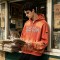 Acid Wash Spray Dye Rhinestone Distressed ripped Hoodie | Hip Hop Punk Fashion Streetwear | Streetwear Manufacturer
