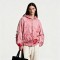 Distress Zip Up Hoodie Washed with All Over Ripped | Grunge punk street casual wear | OEM Streetwear