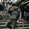 Vintage Washed Distressed Ripped Cropped Hoodie with DTG Print | Frayed Raw Edge | Custom Streetwear