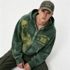 Distress Ripped Vintage Washed DTG Print Hoodie | Vintage Punk Streetwear | OEM Streetwear