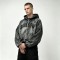 Acid Washed Ripped DTG Print Applique distress hoodie | Gothic Street Daily wear | Custom Streetwear