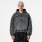 Vintage Washed Ripped Tribal DTG Print distress hoodie | Y2K Gothic Streetwear | OEM Streetwear
