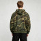 Applique Camouflage Zip Up Hoodie with Colorful Rhinestone | Y2K hip hop streetwear | Clothing Manufacturer