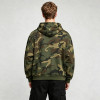 Applique Camouflage Zip Up Hoodie with Colorful Rhinestone | Y2K hip hop streetwear | Clothing Manufacturer