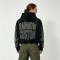 Vintage Washed Skull Rhinestone Cropped Boxy Raw Edge Hoodie | Heavyweight cotton | Gothic hip hop streetwear | Streetwear Manufacturer