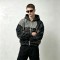Vintage Washed Raw Edge Applique Cropped Boxy Hoodie | Heavyweight cotton | Y2K goth streetwear | Custom Streetwear