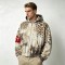 Vintage Washed Leopard DTG Print Applique Boxy Hoodie | Heavy cotton | Y2K street fashion | Streetwear Manufacturer
