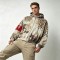 Vintage Washed Leopard DTG Print Applique Boxy Hoodie | Heavy cotton | Y2K street fashion | Streetwear Manufacturer
