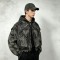 Vintage Washed Spray Dye Cropped Boxy Layered Zip Hoodie | Multi-Zipper Raw Edge | Gothic Biker Streetwear | Custom Streetwear