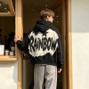 Vintage Washed Raw Edge Applique Boxy Cropped Hoodie | Letter Star Hooded Top | Grunge Streetwear | Streetwear Manufacturer