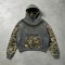Boxy Washed Hoodie With Bullet DTG Print | Street Daily Wear | Custom Streetwear