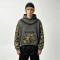 Boxy Washed Hoodie With Bullet DTG Print | Street Daily Wear | Custom Streetwear