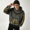 Boxy Washed Hoodie With Bullet DTG Print | Street Daily Wear | Custom Streetwear