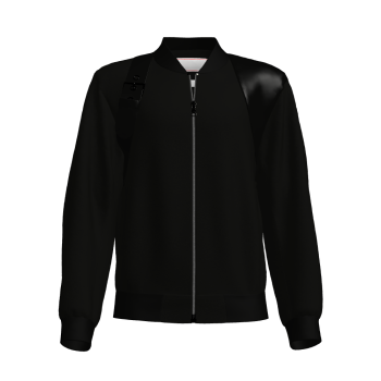 Custom Men's Jacket | Original 3D Digital Design | PU leather Shoulder Windbreaker Jacket For Men