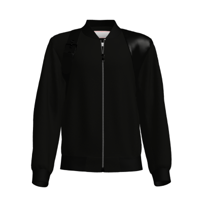 Custom Men's Jacket | Original 3D Digital Design | PU leather Shoulder Windbreaker Jacket For Men