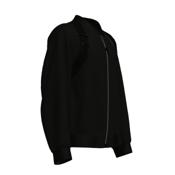 Custom Men's Jacket | Original 3D Digital Design | PU leather Shoulder Windbreaker Jacket For Men