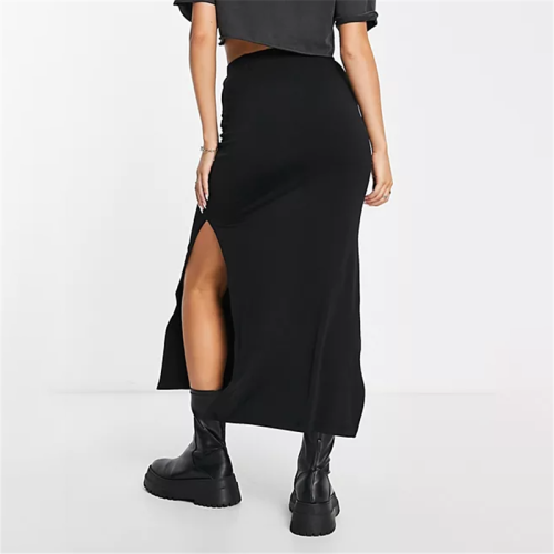 Custom Women's Slim Midi Skirts| Custom Autunm Skirt| Wholesale Casual Skirts