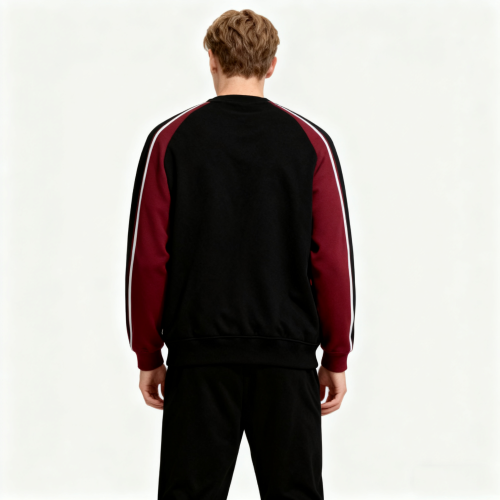 Screen Print Sweatshirt Men | Color Block | 100% Cotton | 320gsm | Custom Streetwear Manufacturer