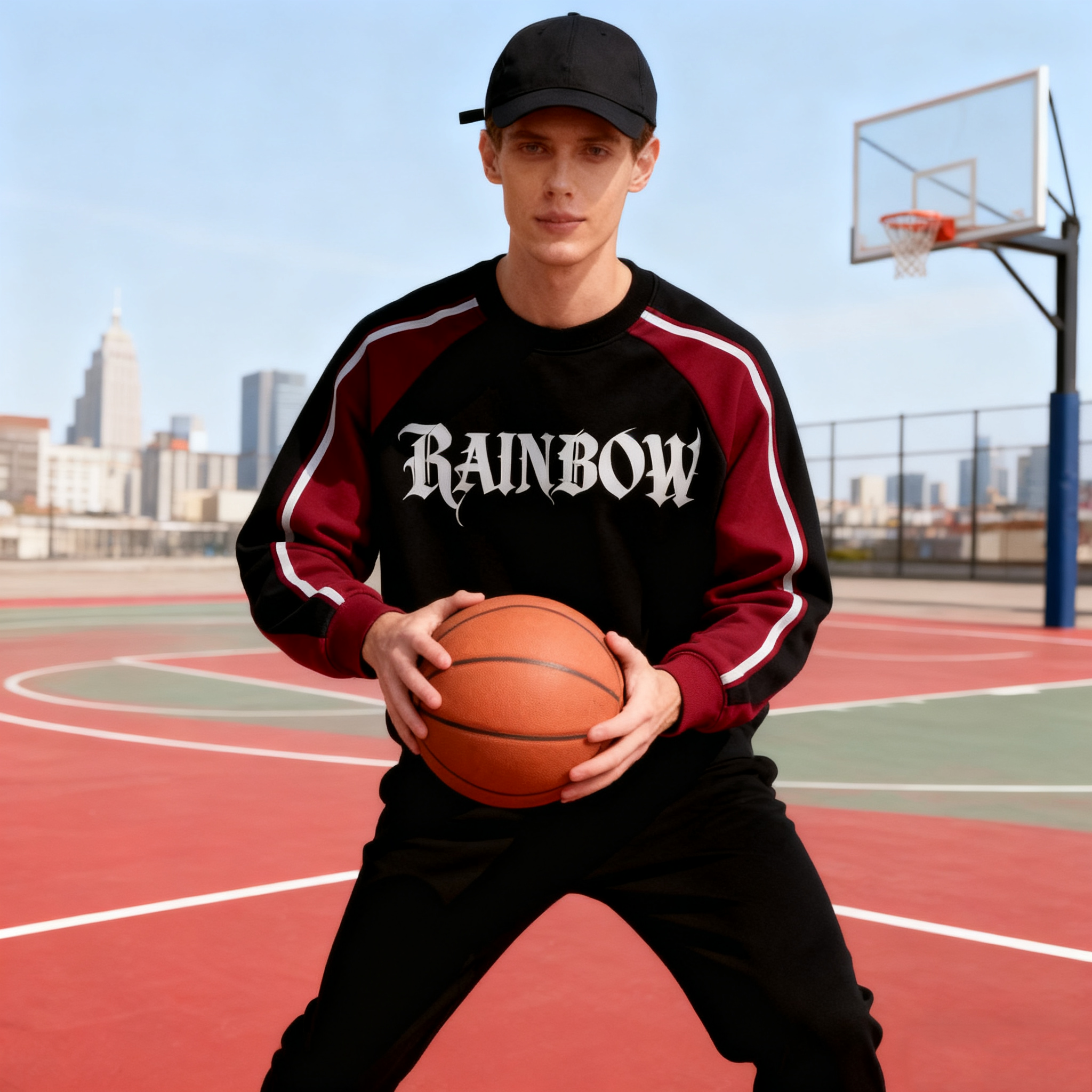 Screen Print Sweatshirt Men