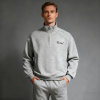 Half-Zip Sweatshirt Men | Embroidered Logo | 100% Cotton | 340gsm | Streetwear Manufacturer