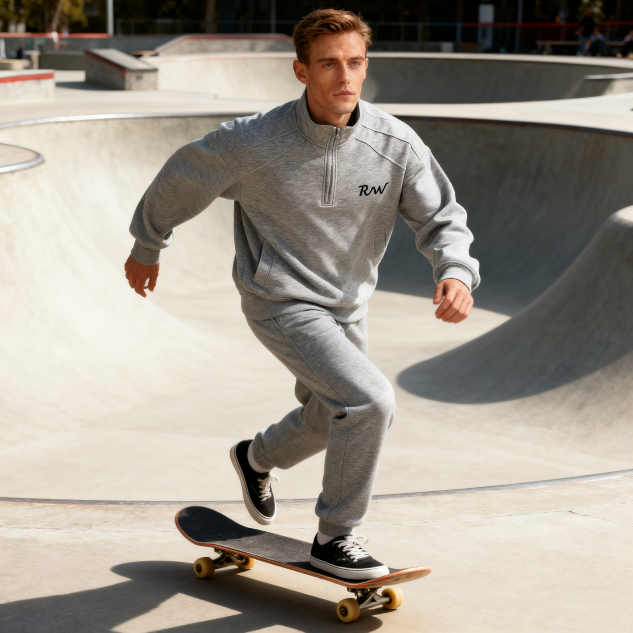 Half-Zip Sweatshirt Men