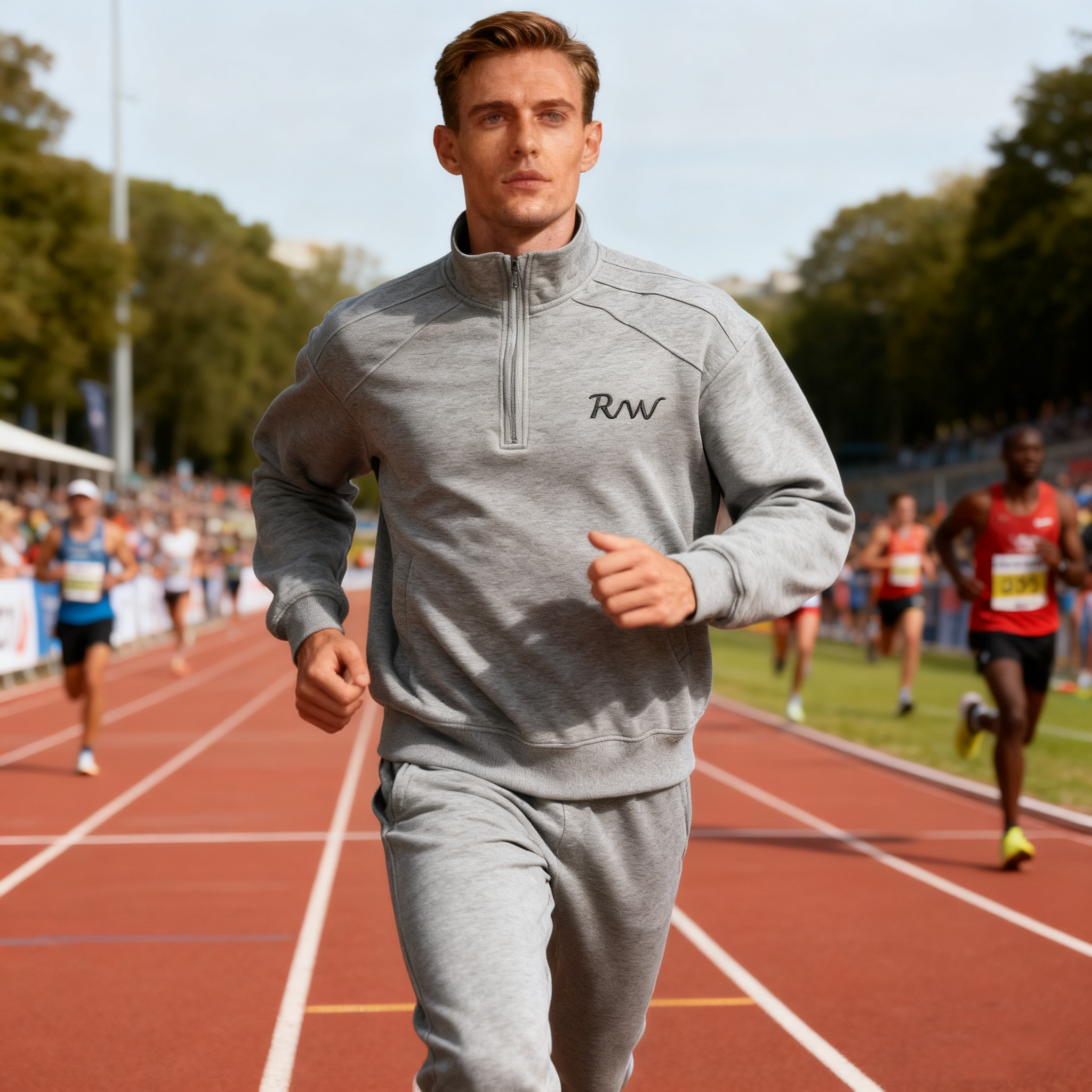 Half-Zip Sweatshirt Men