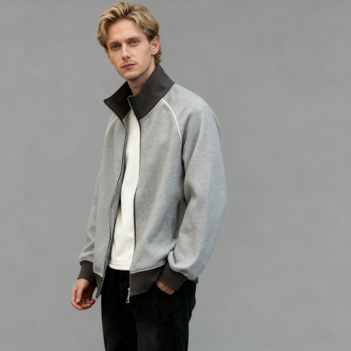 Men's Cotton Zipper-up Hoodie | 100% Cotton | 320gsm | Custom Streetwear Manufacturer