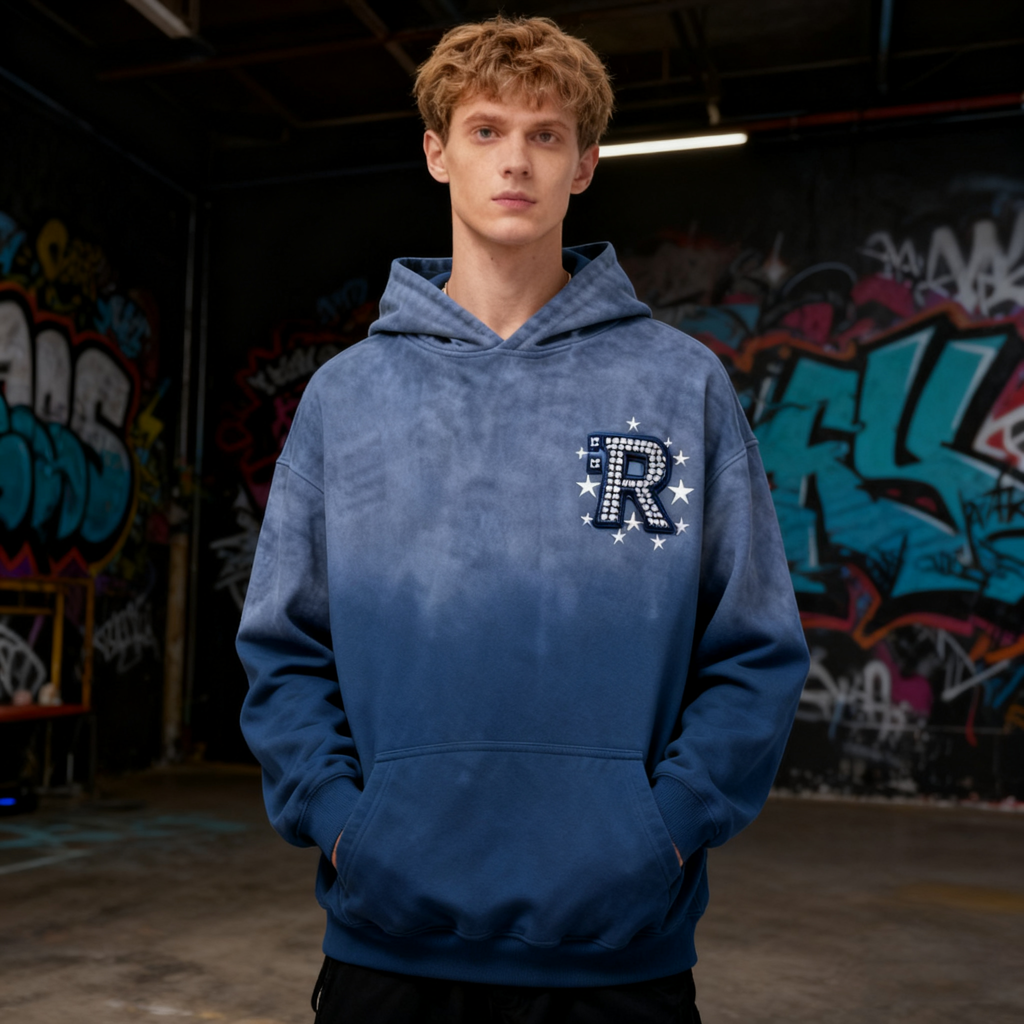 Men's Spray Hooded Sweatshirt