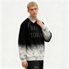 Men's Spray Turn-down Collar Hoodie | Spray + 3D Embroidery + Rhinestone0 | Streetwear Manufacturer