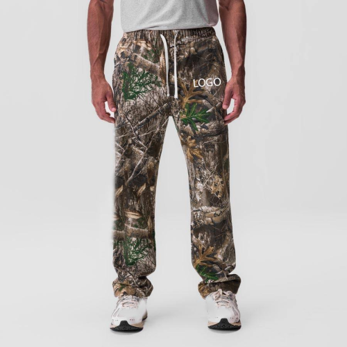 Zip-Up Hoodie Sweatpants Set | Real Tree Camouflage Tracksuit | Custom Streetwear