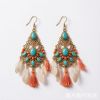 Wholesale Boho Earrings - Statement Chandelier Drop Earrings Custom MOQ 120PCS